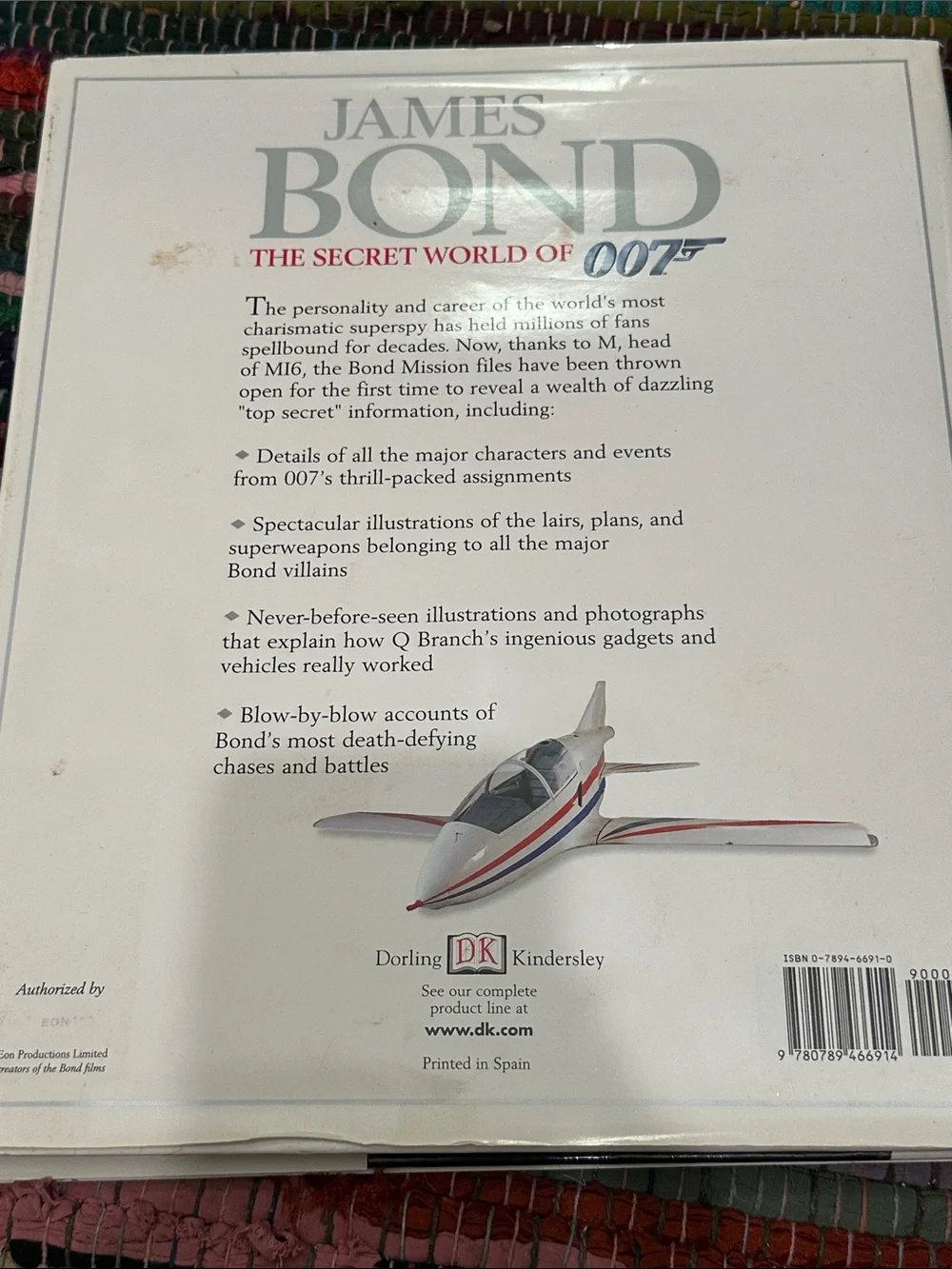 James Bond Secret World of 007 DK 2000 First American Edition Hardcover
